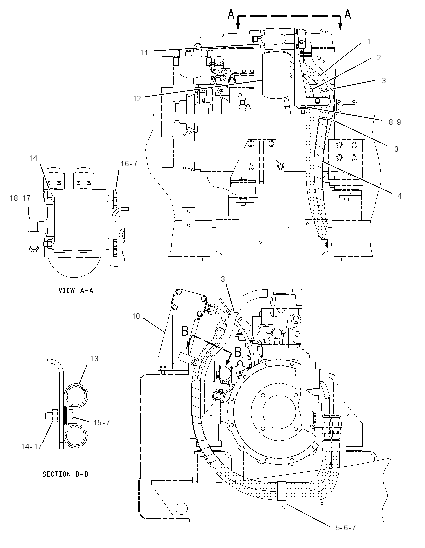 FILTER & MTG GP-ENGINE OIL 1905850 CAT
