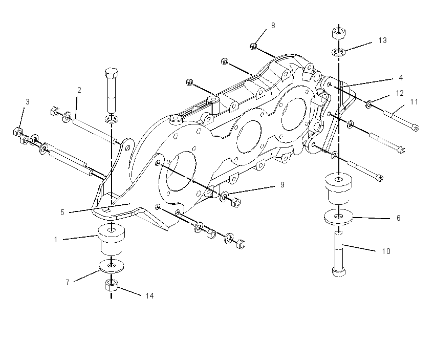 MOUNTING GP-TRANSFER GEAR 1240035 CAT
