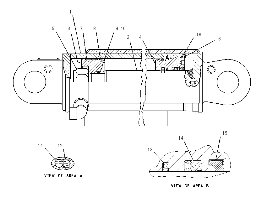CYLINDER GP-TONG 1030258 CAT