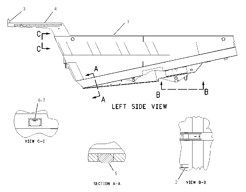 BODY & CANOPY AS-FLAT FLOOR 1377266 CAT
