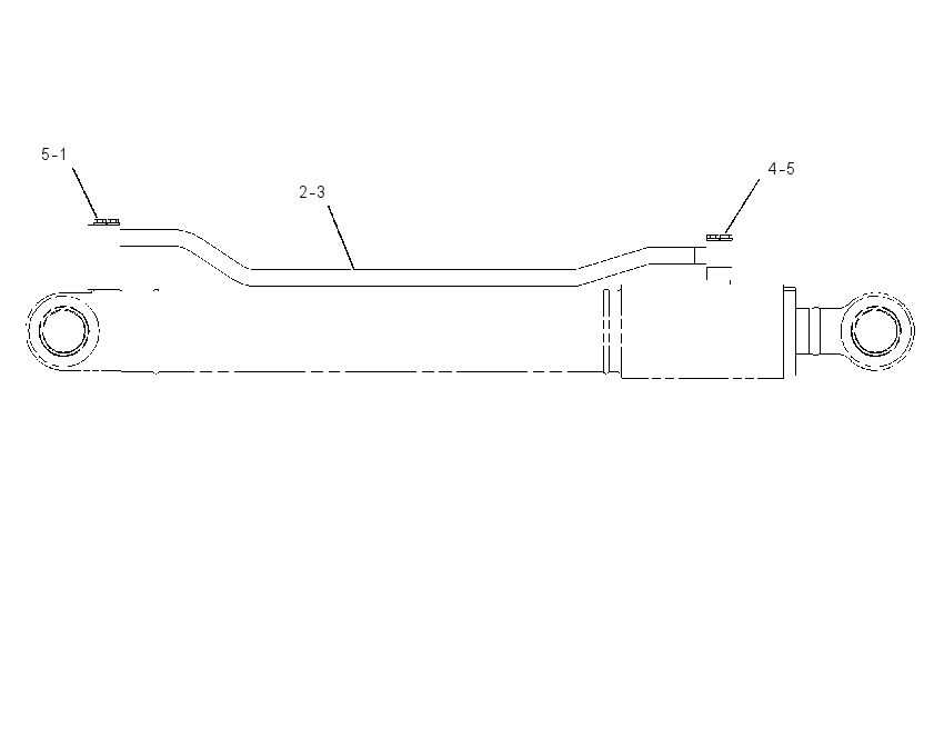 LINES GP-SWING BOOM CYLINDER 1764670 CAT