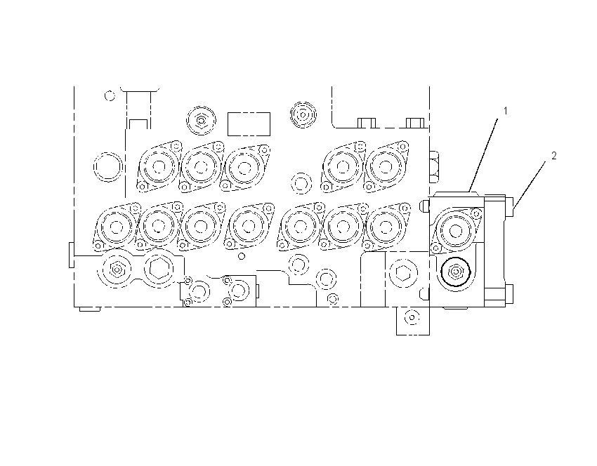 VALVE & MTG GP-IMPLEMENT CONT 1710017 CAT