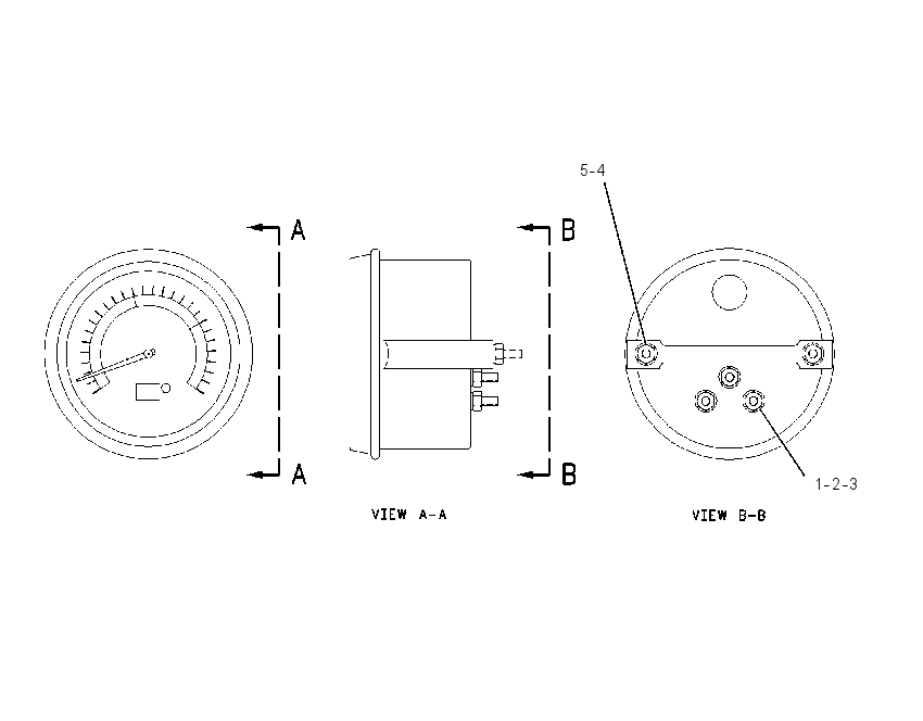TACHOMETER GP 8C5471 CAT