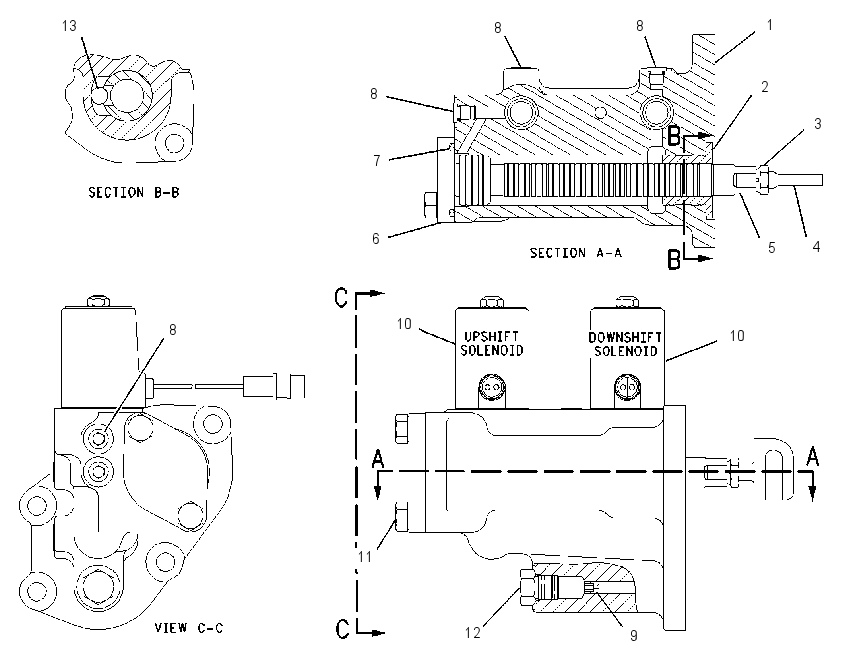 CYLINDER GP-SHIFT 6I9465 CAT