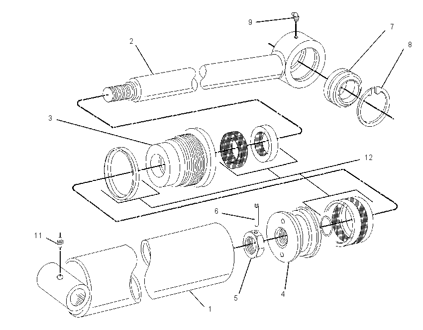 CYLINDER GP-OSCILLATION LOCK 1651445 CAT