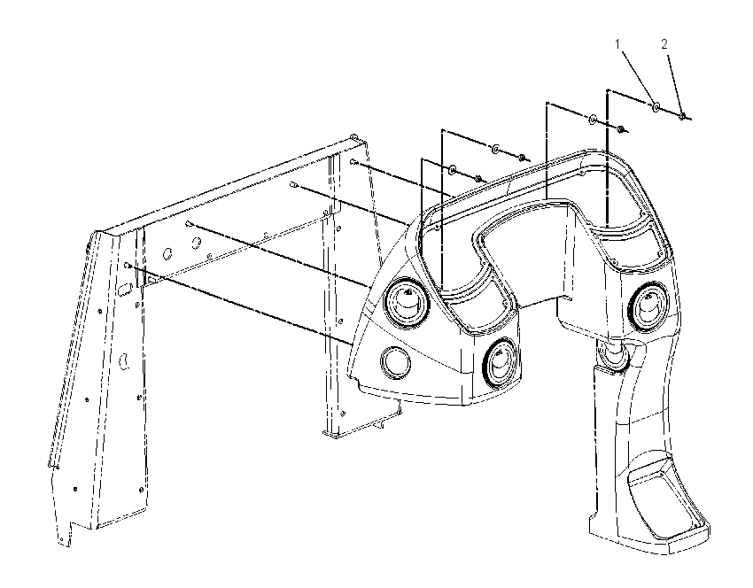 FASTENER GP-OPERATOR CONSOLE 1853525 CAT