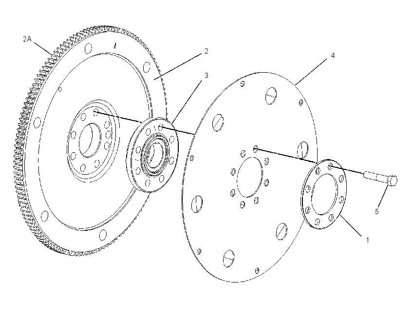 ADAPTER GP-ENGINE TO XMSN 1890250 CAT