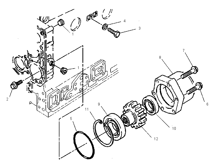 ADAPTER GP-POWER TAKE-OFF 1953711 CAT