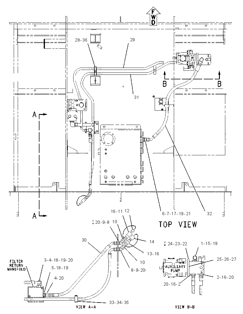 LINES GP-SCREED DRIVE 1071005 CAT