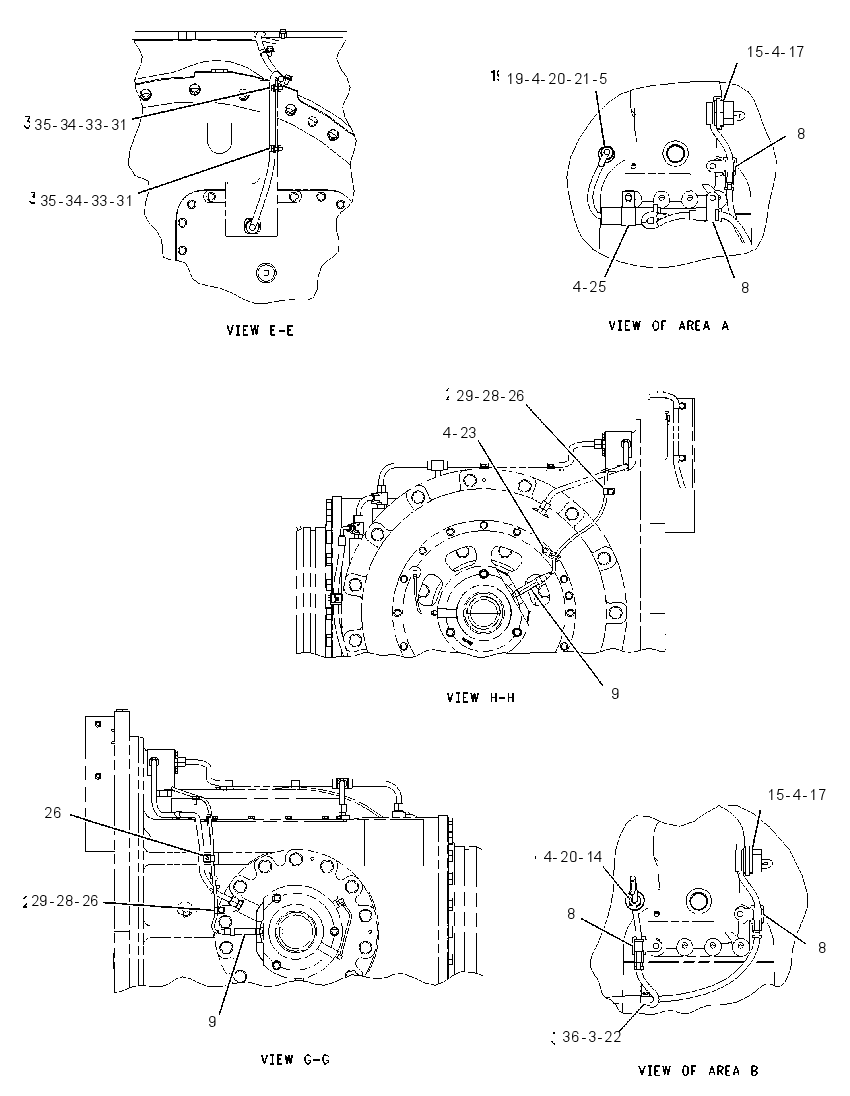 WIRING GP-REAR AXLE HOUSING 1921985 CAT