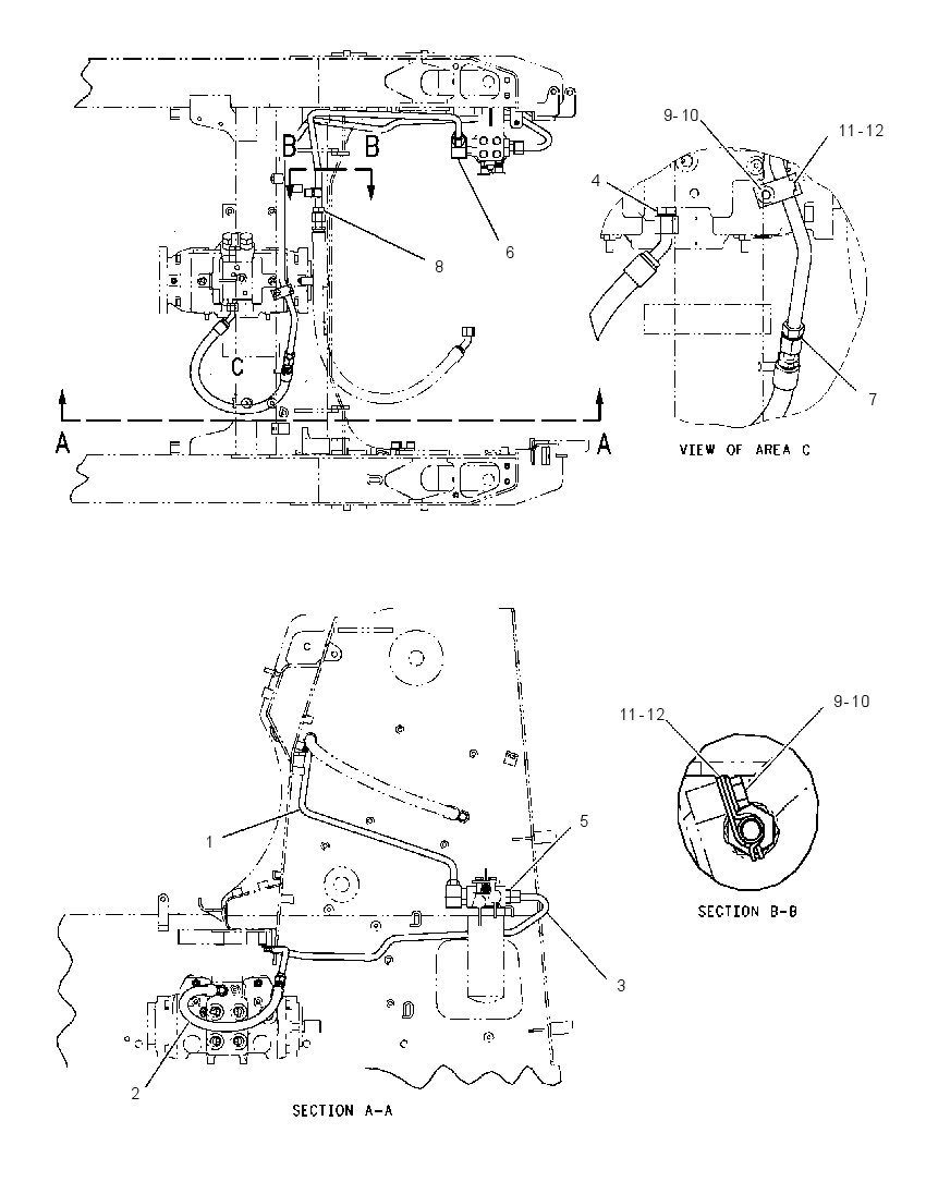 LINES GP-HYDRAULIC FILTER 1938316 CAT