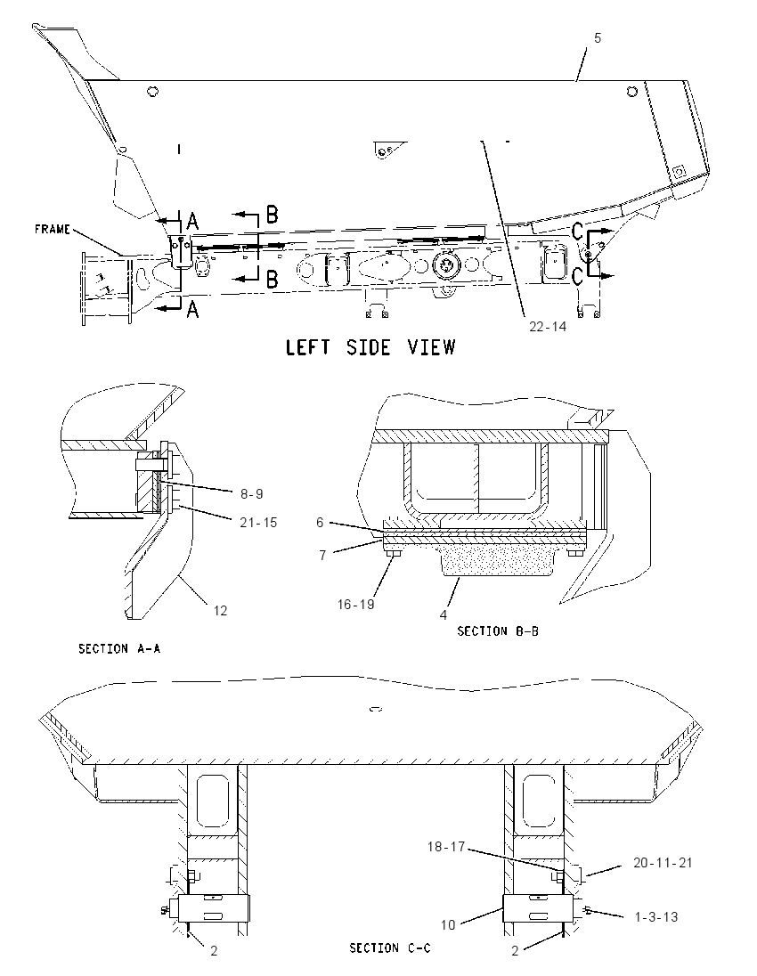 BODY GP-TRUCK 1416863 CAT