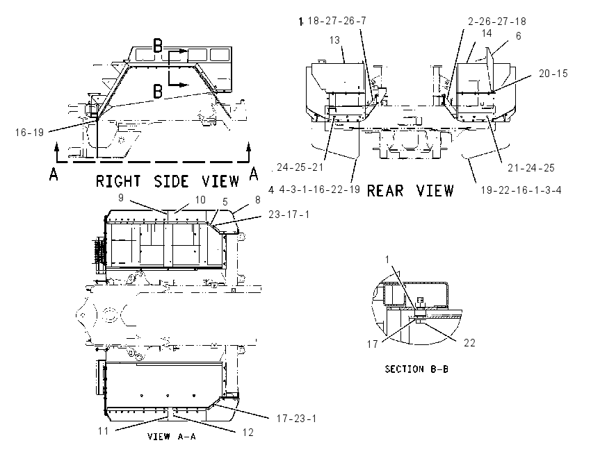 EXTENSION GP-FENDER 1666595 CAT