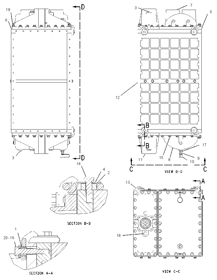 AFTERCOOLER GP-TREATED WATER 1841418 CAT