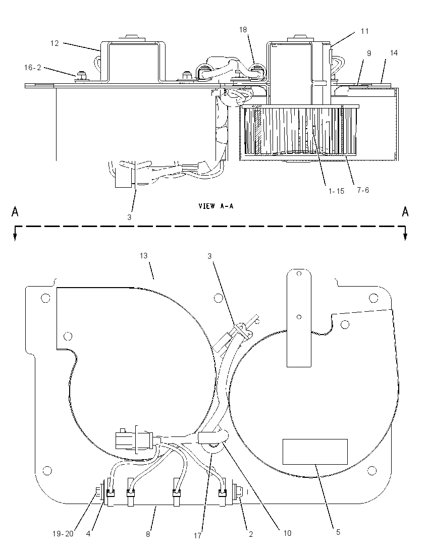 BLOWER GP-CAB 1590653 CAT