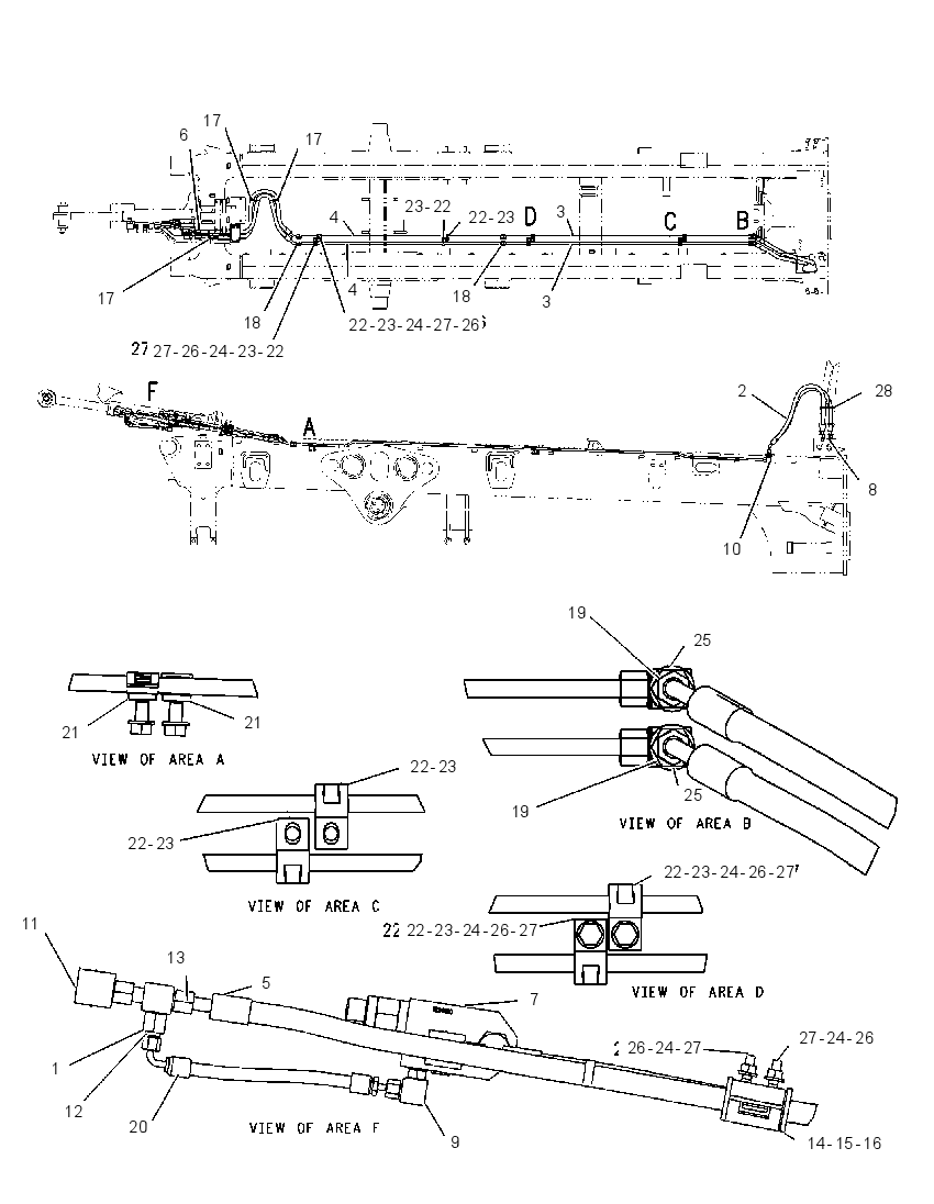 LINES GP-TAILGATE 1379622 CAT