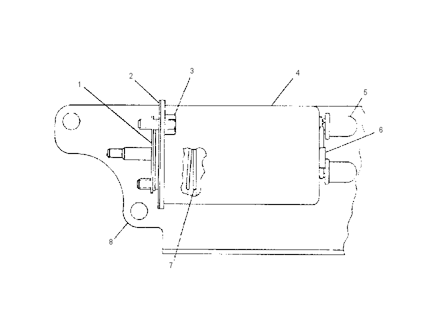 Электромагнит отсечки 7W8641 CAT