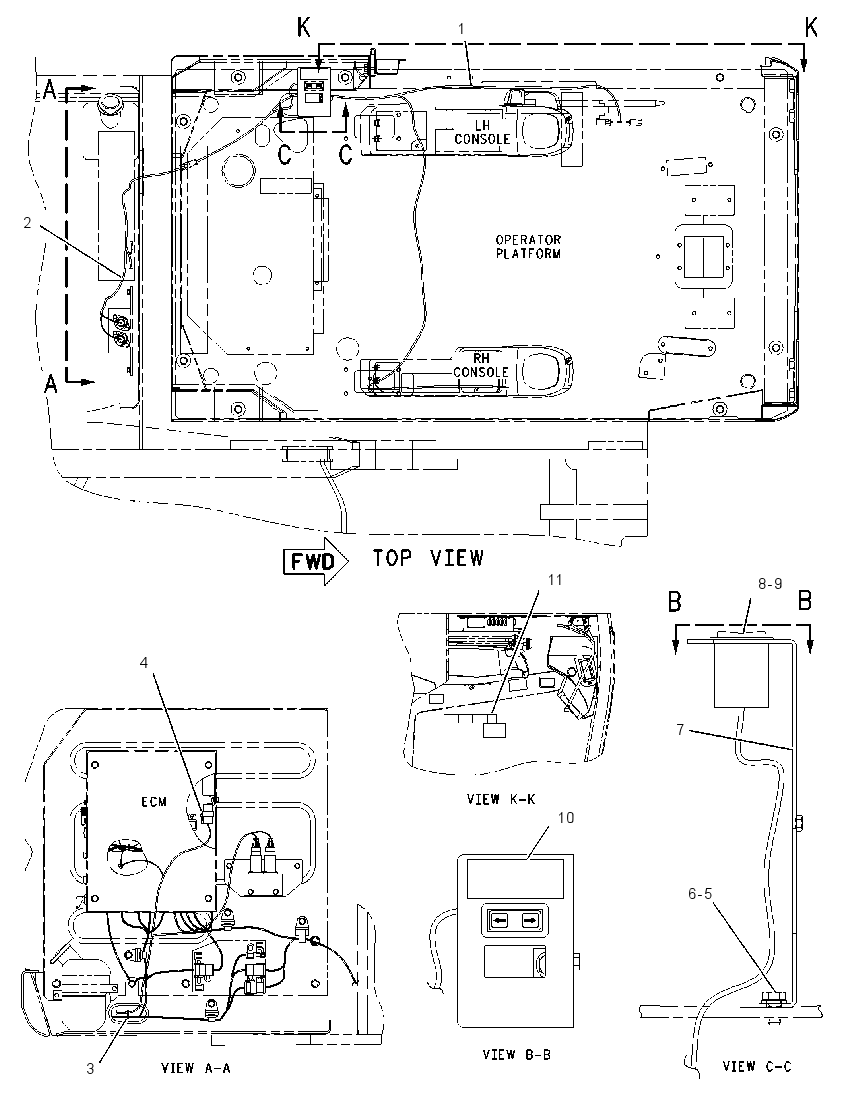 WIRING GP-BOOM 1704972 CAT
