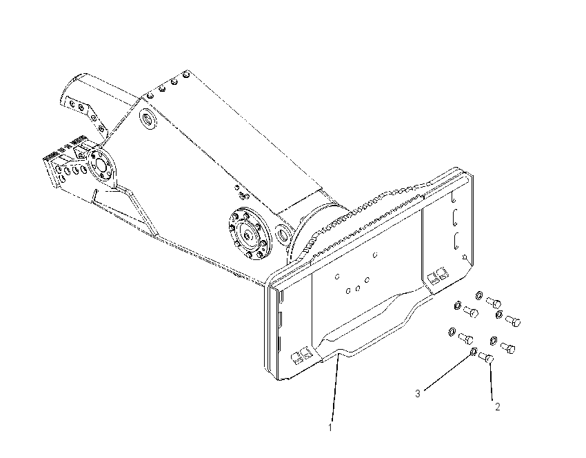 MOUNTING GP-SHEAR 1715558 CAT