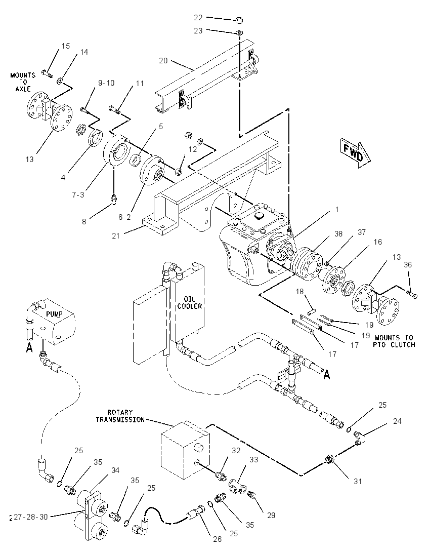 TRANSMISSION & MTG GP-ROTOR 1265316 CAT