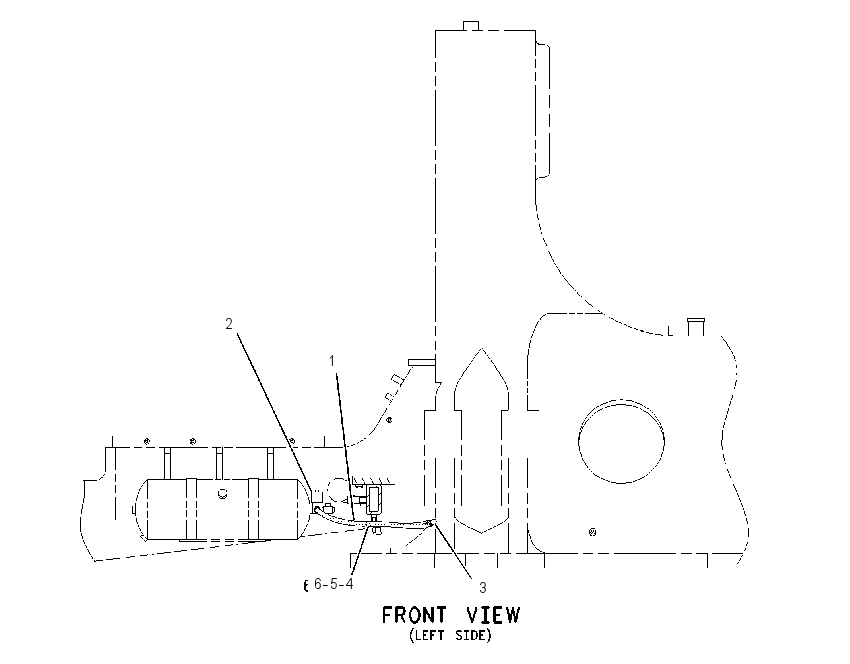 LINES GP-AIR HORN 1876135 CAT
