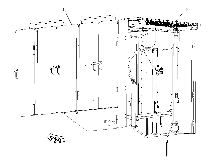 ENCLOSURE AR-ENGINE 1905567 CAT