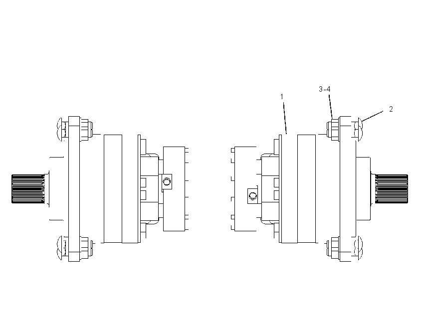 MOTOR & MTG GP-HYDROSTATIC 1919780 CAT