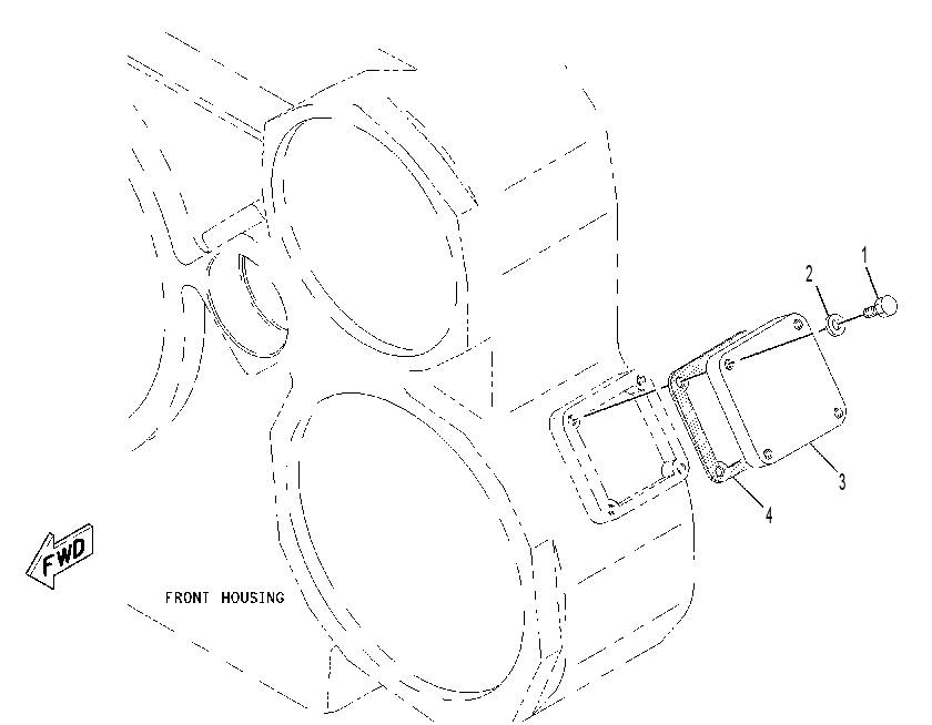 COVER GP-GEAR INSPECTION 1W3382 CAT