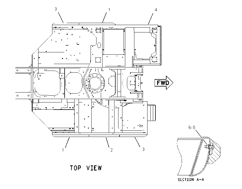 BUMPER GP 1865610 CAT