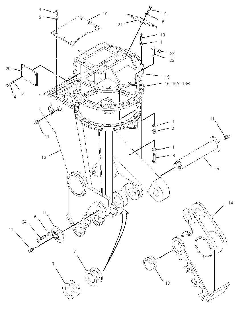 HOUSING GP-PULVERIZER 1450678 CAT