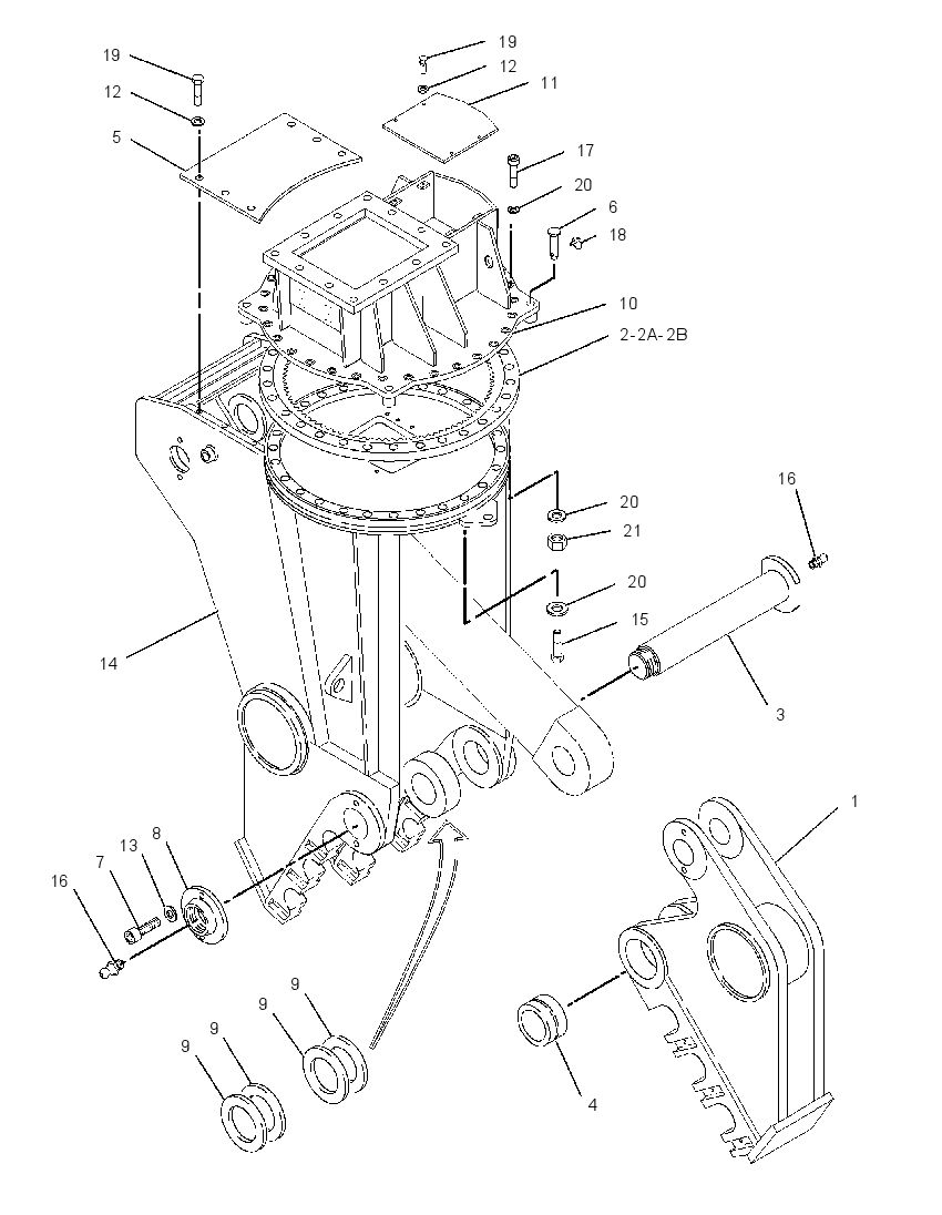 HOUSING GP-PULVERIZER 1609071 CAT