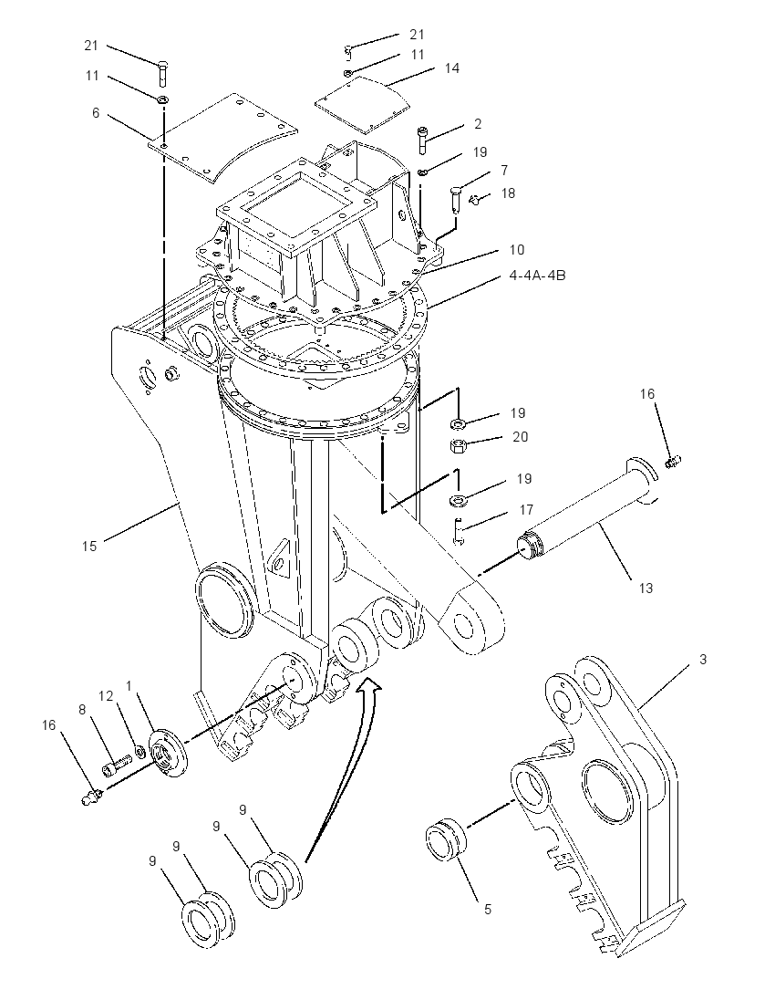 HOUSING GP-PULVERIZER 1609073 CAT