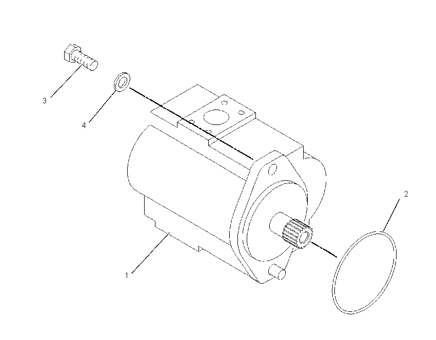 PUMP & MTG GP-HOIST 1526960 CAT