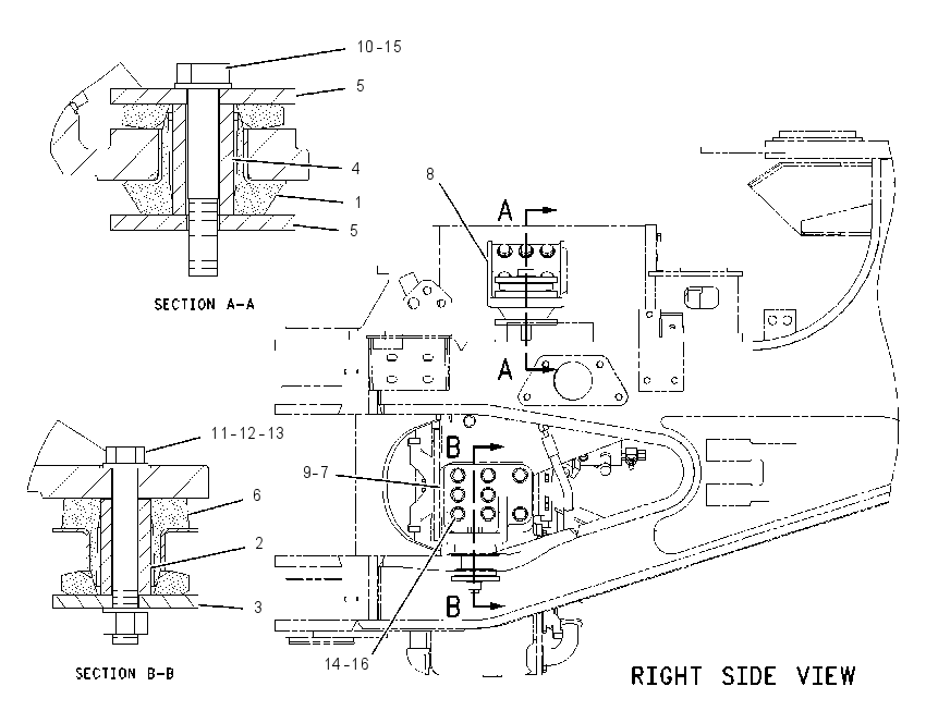 MOUNTING GP-TRANSFER GEAR 1526932 CAT