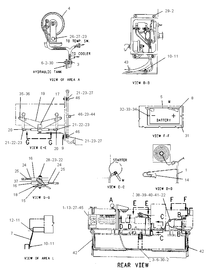 Проводка машины 6R1820 CAT