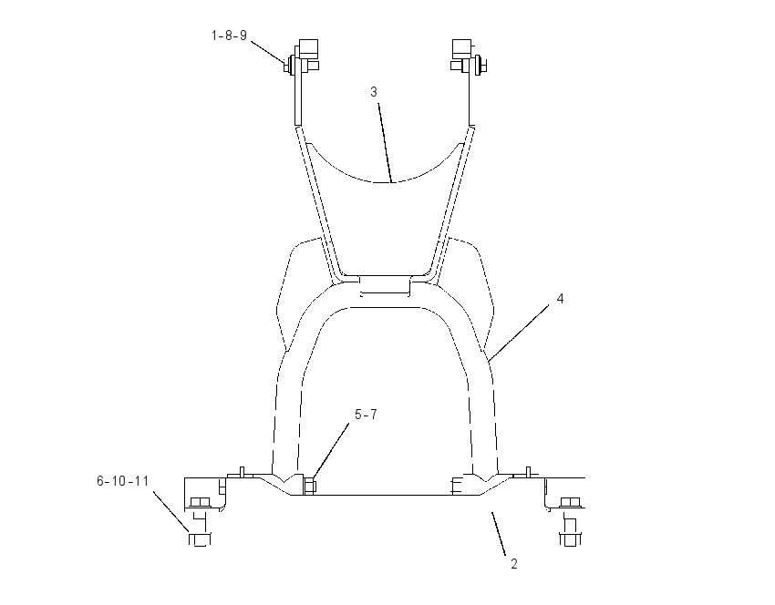 SUPPORT GP-BOOM 1947046 CAT