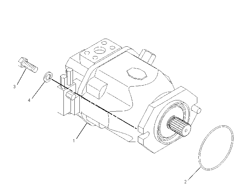 PUMP & MTG GP-STEERING 1526959 CAT
