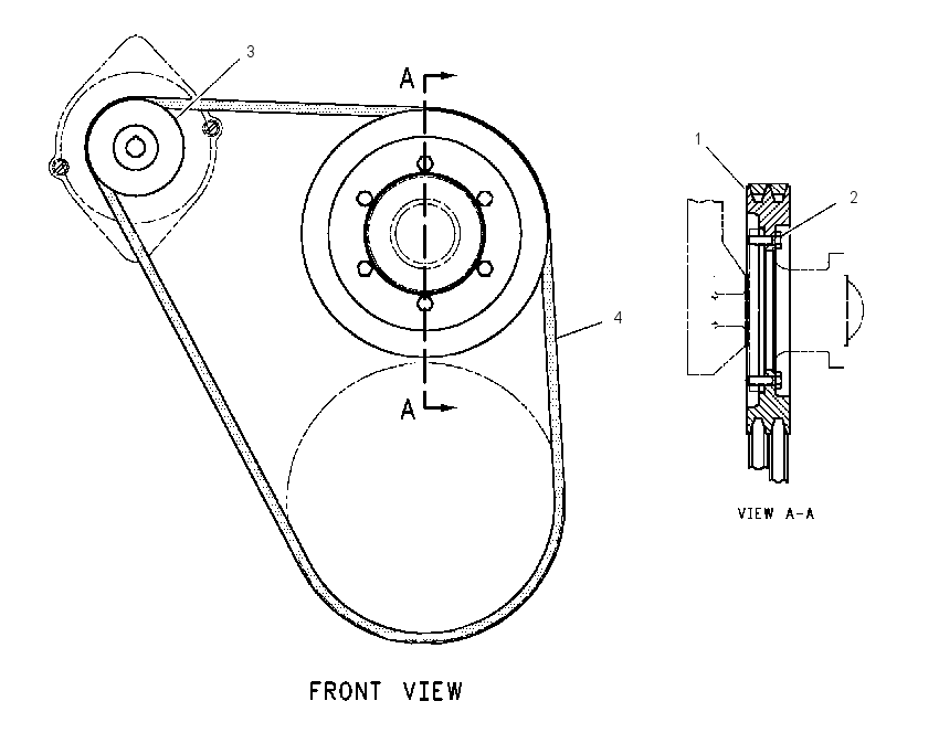 PULLEY GP-FAN & ALT DRIVE 1865804 CAT