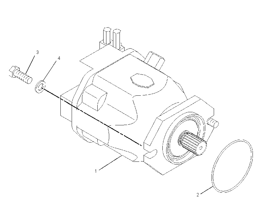 PUMP & MTG GP-STEERING 1531117 CAT