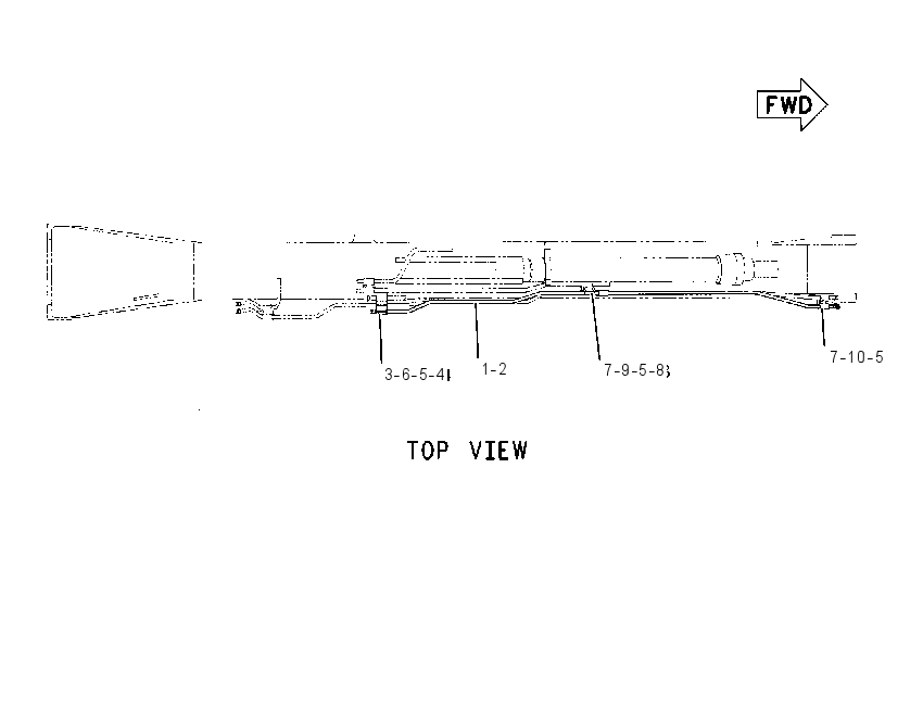 LINES GP-BOOM DRAIN 1879815 CAT
