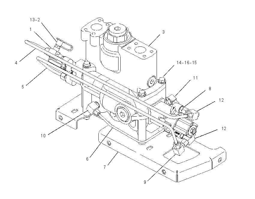 VALVE & MTG GP-HOIST CONTROL 1527120 CAT