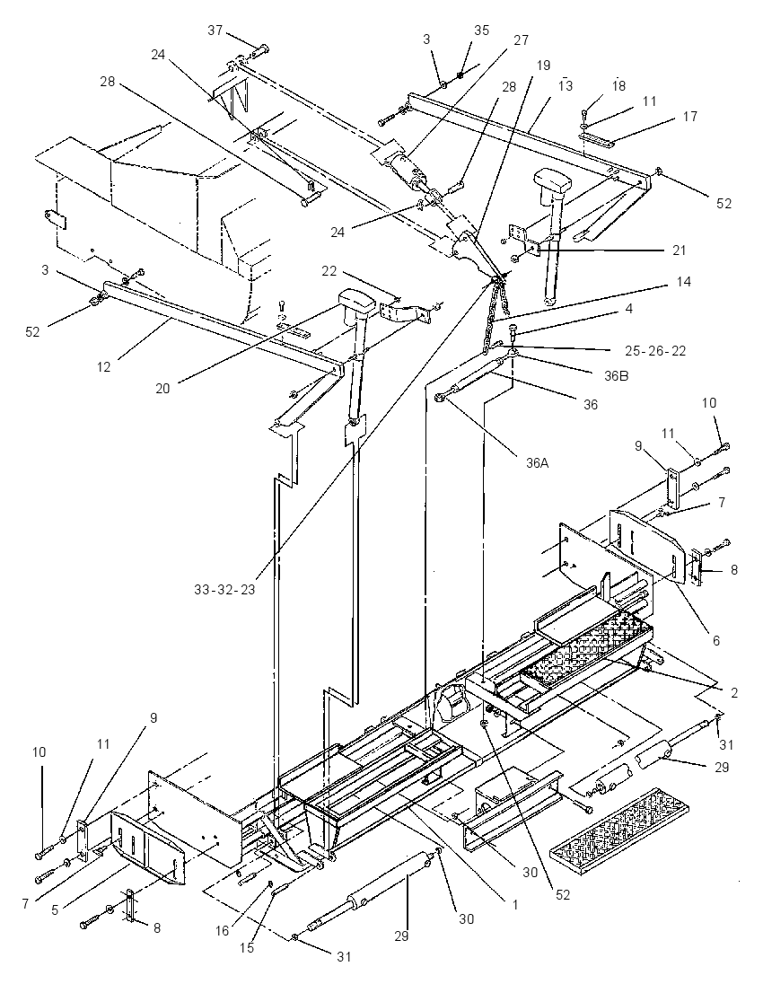 FRAME GP-SCREED 6R1862 CAT