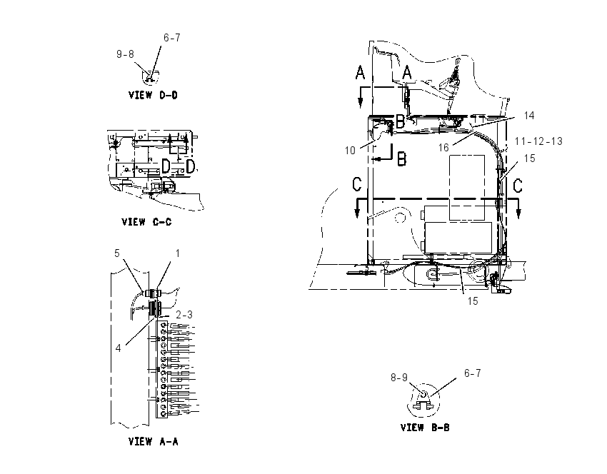 WIRING GP-CAB RISER 1982681 CAT