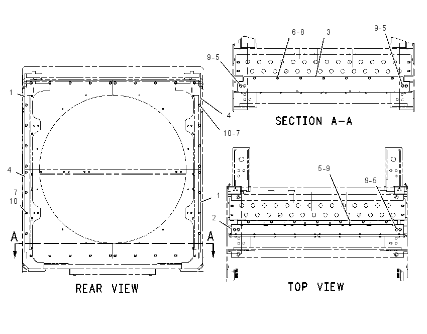 SHROUD GP-RADIATOR 1931658 CAT
