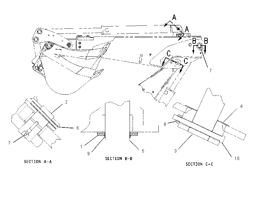 MOUNTING GP-STICK 1529736 CAT