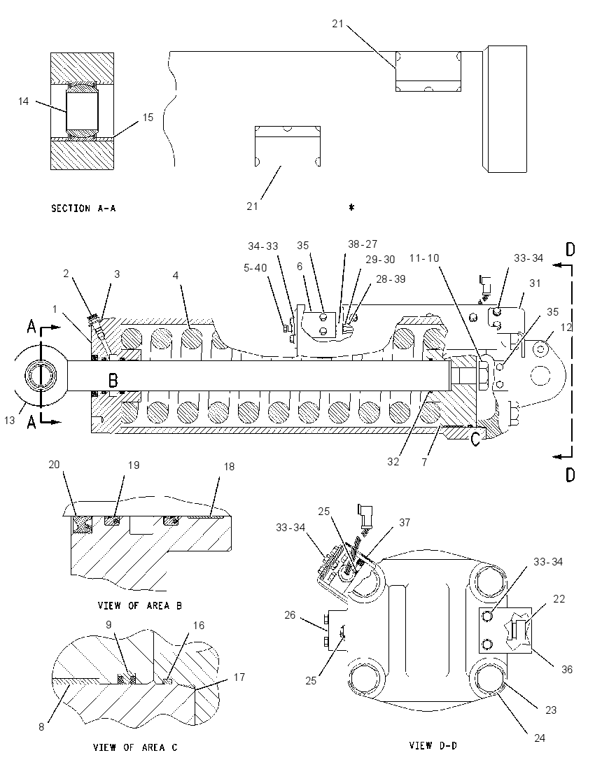 CYLINDER GP-BELT TENSIONER 1504382 CAT