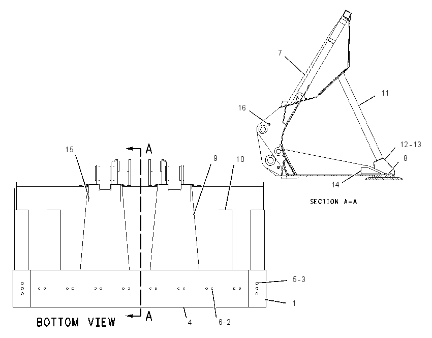 BUCKET GP-UTILITY 1952647 CAT