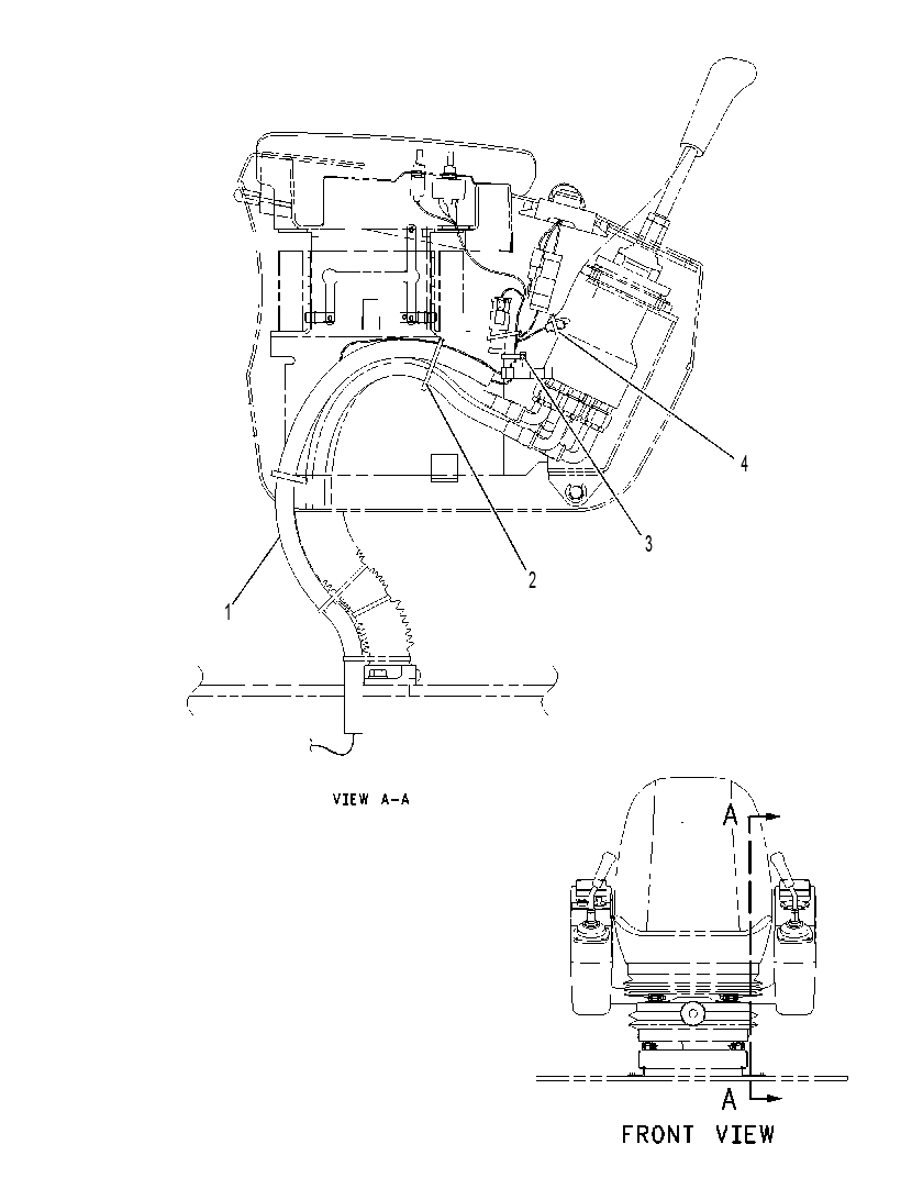 Проводка консоли 1994823 CAT