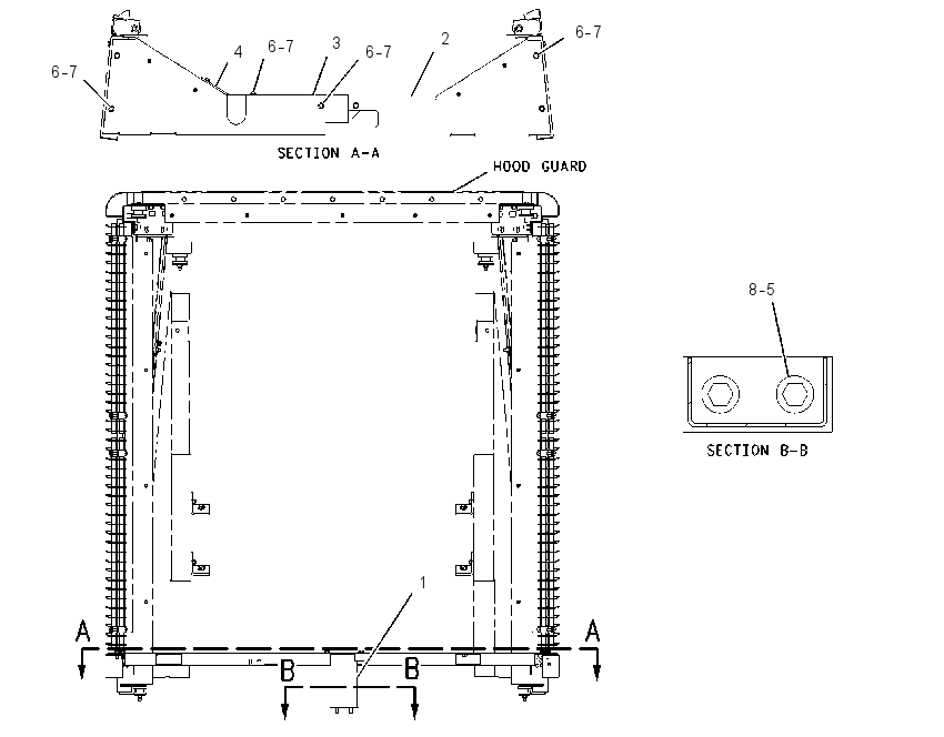 BAFFLE GP-RADIATOR 1955013 CAT