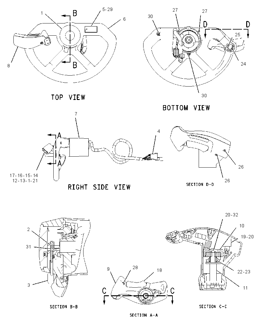 STEERING WHEEL GROUP 1955869 CAT